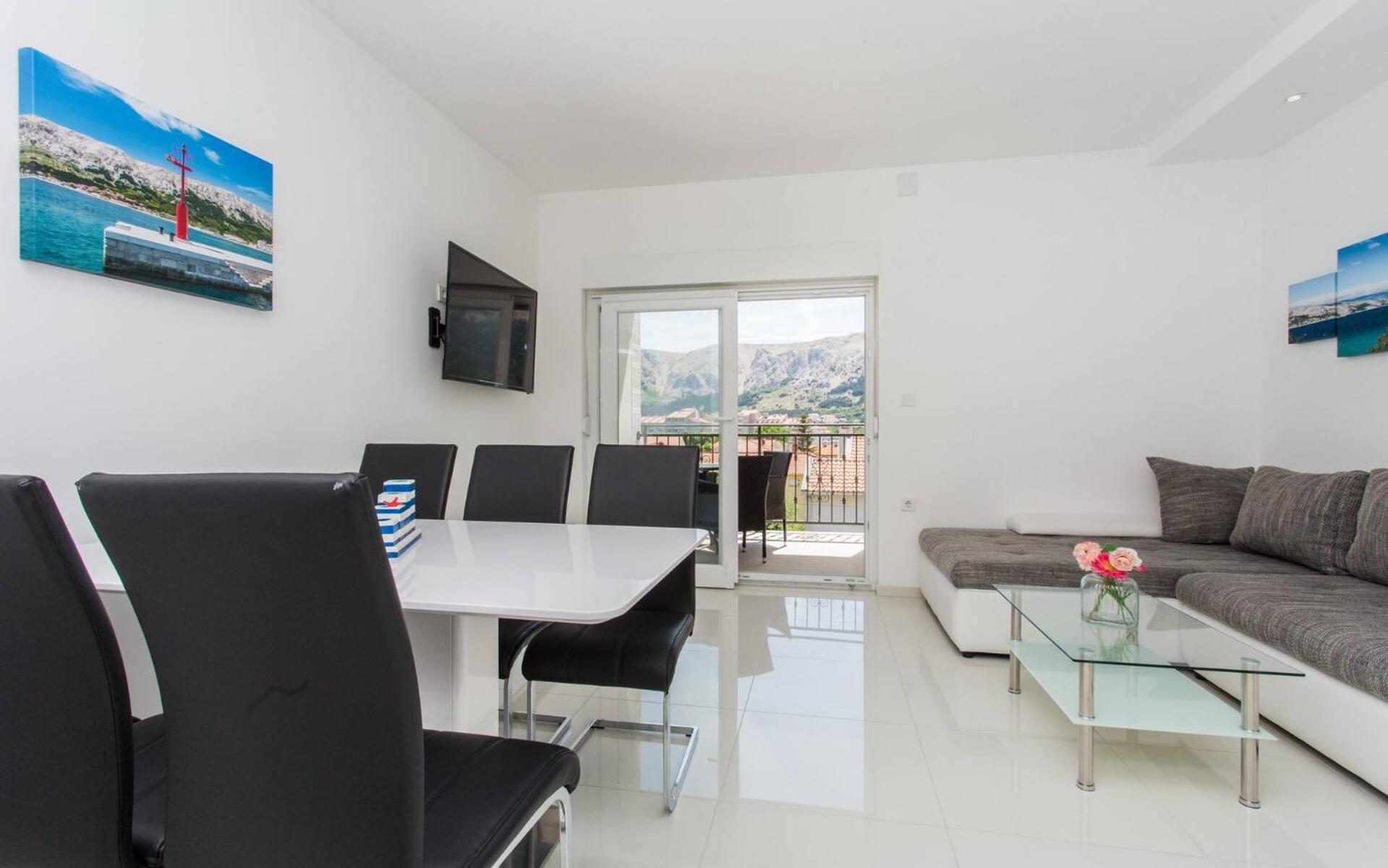 Apartments Bernardeta 1 Baška Esterno foto