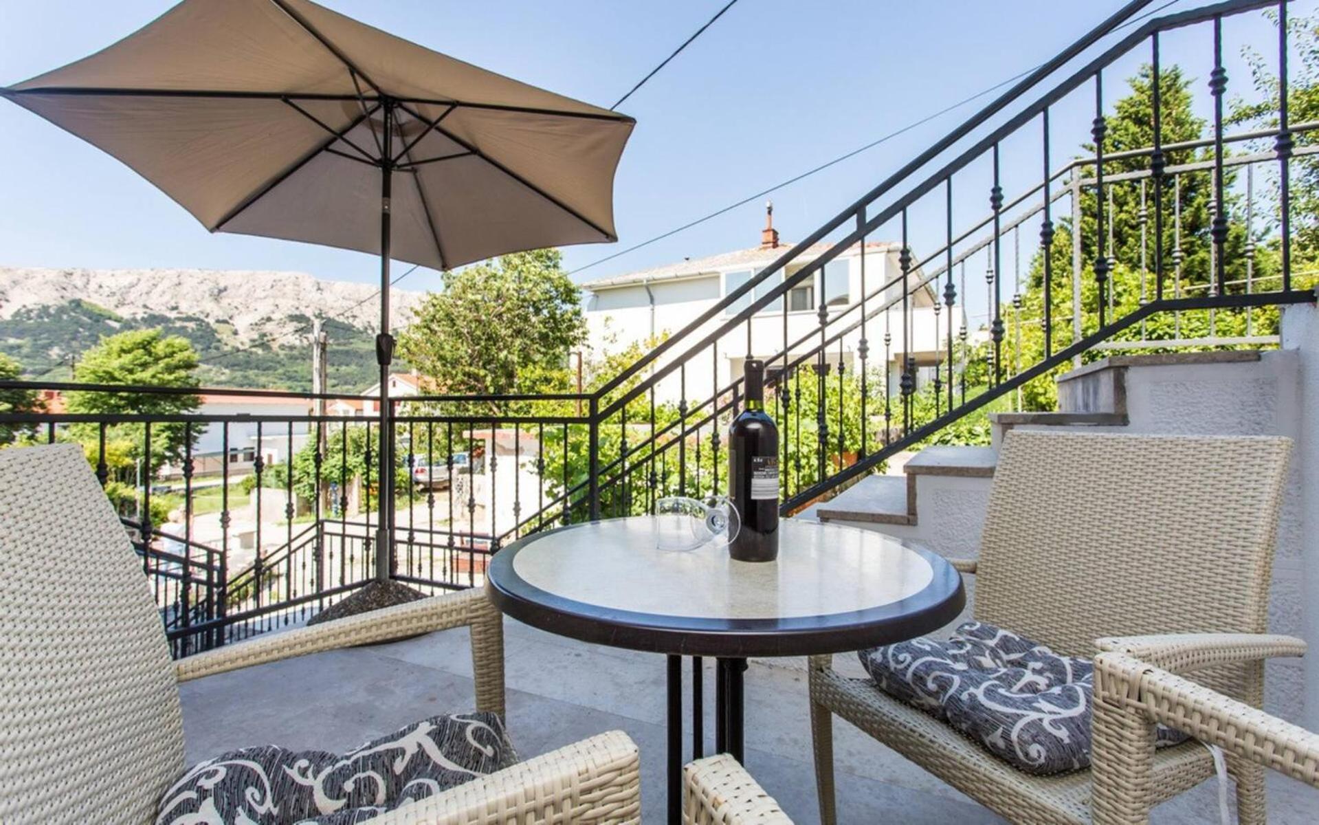Apartments Bernardeta 1 Baška Esterno foto
