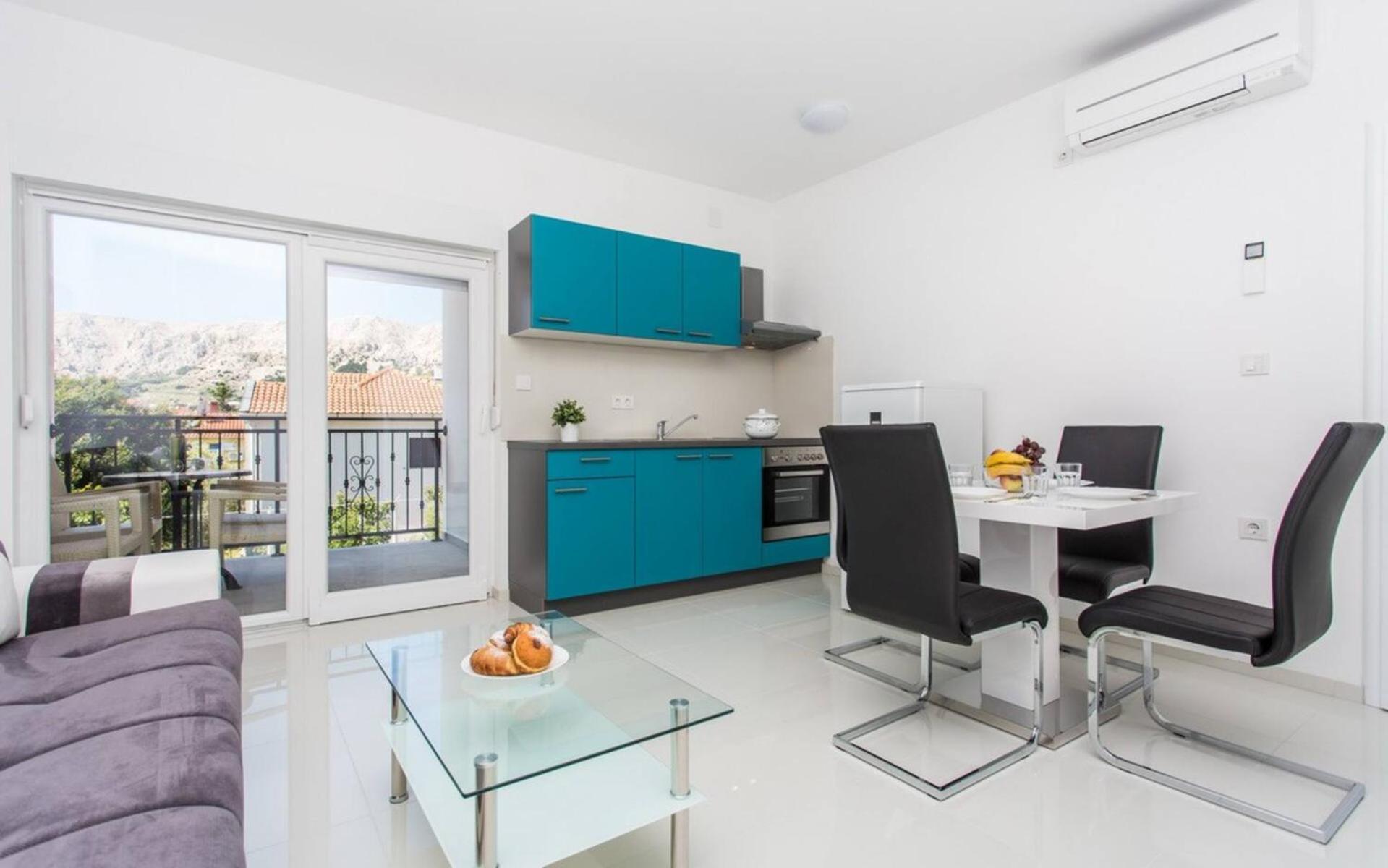 Apartments Bernardeta 1 Baška Esterno foto