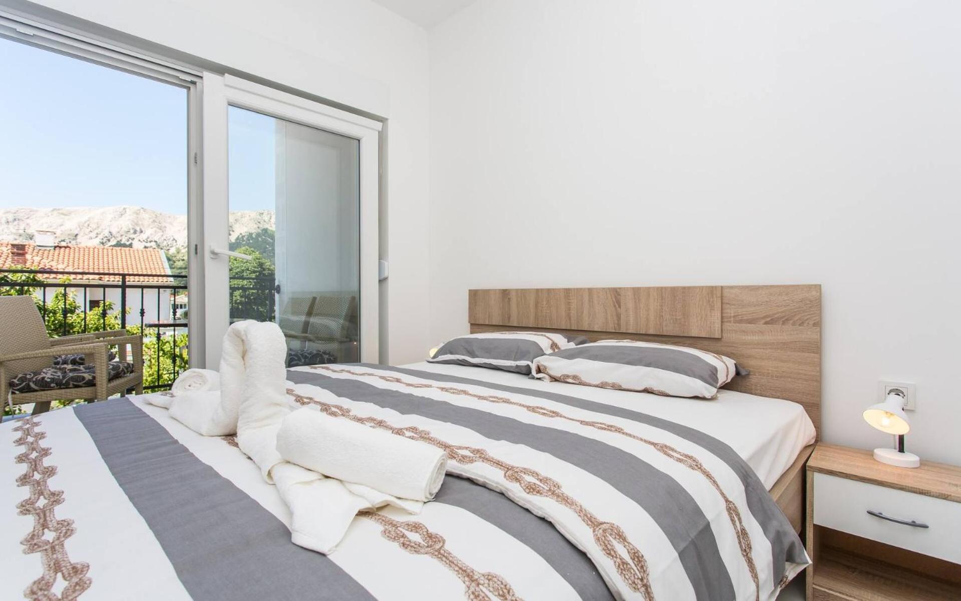 Apartments Bernardeta 1 Baška Esterno foto